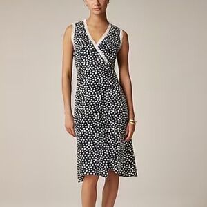 NWT J.Crew Navy Rouje X J.Crew Rencard wrap dress SZ 2